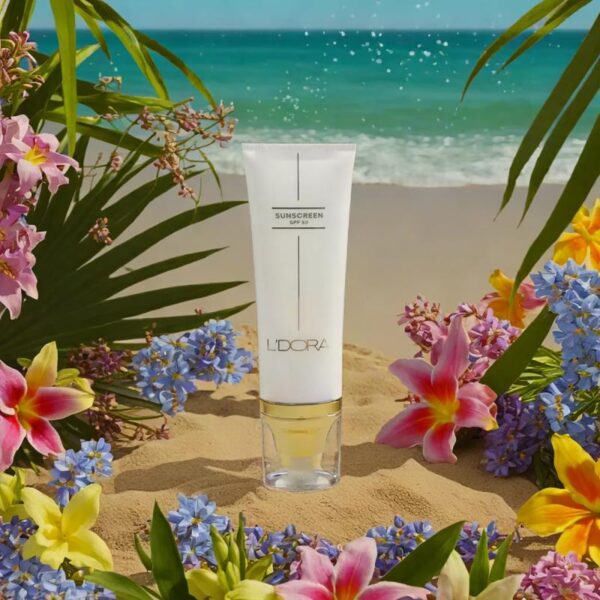 بنر 2 کرم ضدآفتاب SPF50 بی رنگ مناسب انواع پوست لدورا کر ۸۰ میلی لیتر