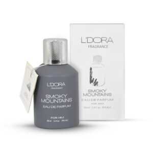 ادوپرفیوم مردانه مدل SMOKY MOUNTAINS لدورا فرگرنس با رایحه ای گرم و شرقی